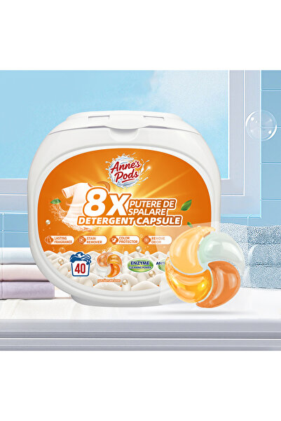 AnnesPods Capsule detergent concentrate 4 în 1 AnnesPods, Passionate Love, 40...
