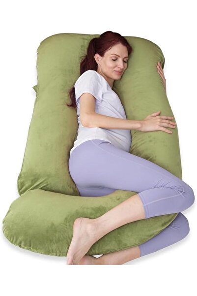 molody U-Shaped Full Body Pregnancy Pillow - Comfortable Maternity Pillow wit...