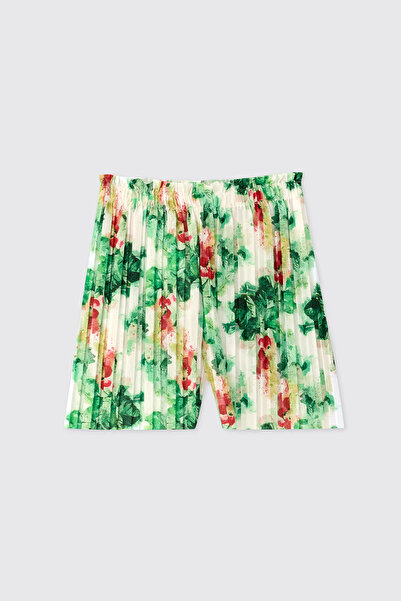 Panço Girl Green Shorts