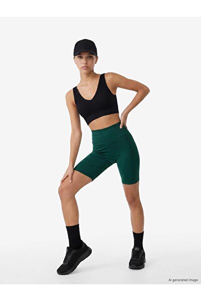 LC Waikiki Elastic Waist Women's Sports Shorts Leggings (S6)