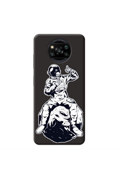 Other Xiaomi Poco X3 /X3 Pro ice cream in space Black Colored Silicone TPU Θήκη