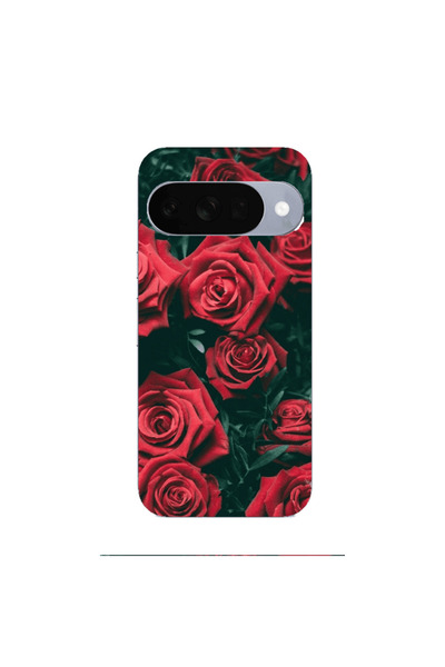 Other Google Pixel 10 Red Roses Transparent Silicone TPU Θήκη