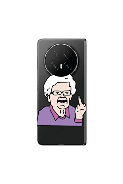 Other Honor Magic V5 Crazy Granny Transparent Silicone TPU Θήκη