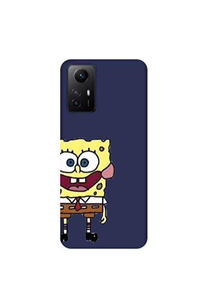 Other Xiaomi Redmi Note 12s Spong 2 Dark blue Colored Silicone TPU Θήκη