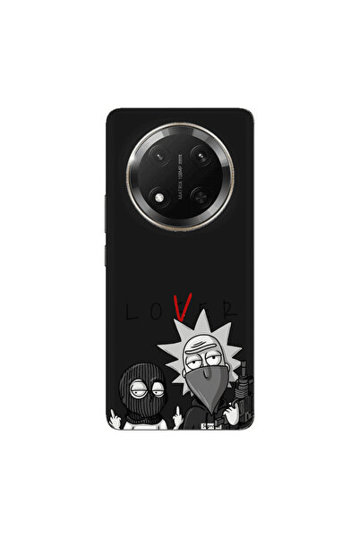 Other Honor Magic 7 Lite Rick Loser Black Colored Silicone TPU Θήκη