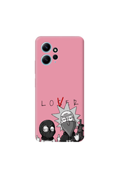 Other Xiaomi Redmi Note 12 4G Rick Loser Pink Colored Silicone TPU Θήκη