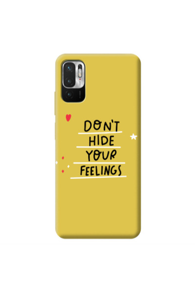 Other Xiaomi Redmi Note 10 Pro 5G Dont Hide Your Feelings Yellow Colored Sili...