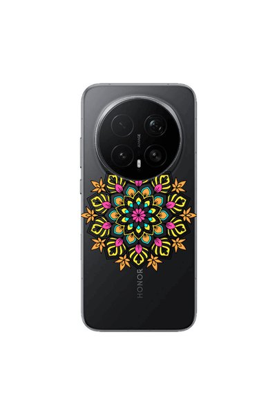 Other Honor Magic 8 Lite Pro Mandala D6 Transparent Silicone TPU Θήκη