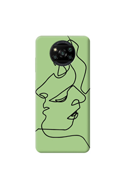 Other Xiaomi Poco X3 /X3 Pro intertwined Light Green Colored Silicone TPU Θήκη