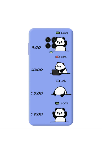 Other Xiaomi Redmi Note 9 Pro My situation at work Light Purple Colored Silic...