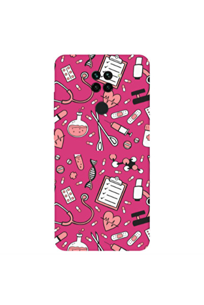 Other Xiaomi Redmi Note 9 Laboratory Fuchsia Colored Silicone TPU Θήκη