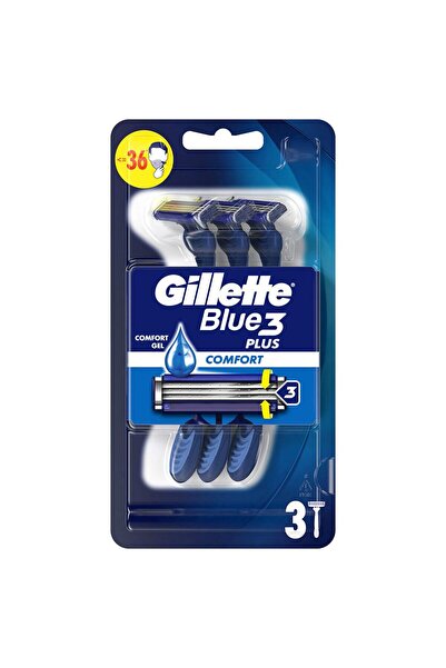 Gillette Aparat de Ras, Gillette, Blue3 Comfortgel 3 buc