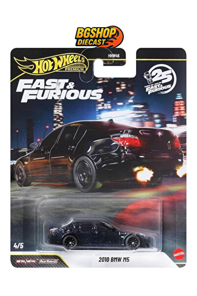 HOT WHEELS Premium Series 25.Yıl Özel Fast & Furious - 2010 BMW M5