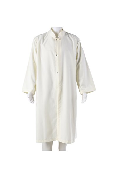 Yasir Simple Robe - Imam Robe - Prayer Garment - White Color - Size 1 - Men's...