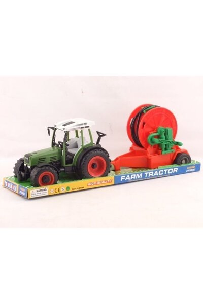 Blue Toys Οχήματα τριβής: Τρακτέρ με ρυμουλκούμενο για ελαστικά (MK4083768)