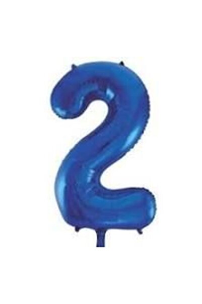 OEM Μπαλόνι Foil Αριθμός '2' για Πάρτι, Μπλε, 86εκ. (U55742)