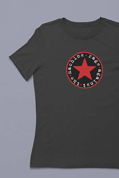 buzagi tasarım ürünleri Rage Against the Machine Unisex Black Regular T-Shirt