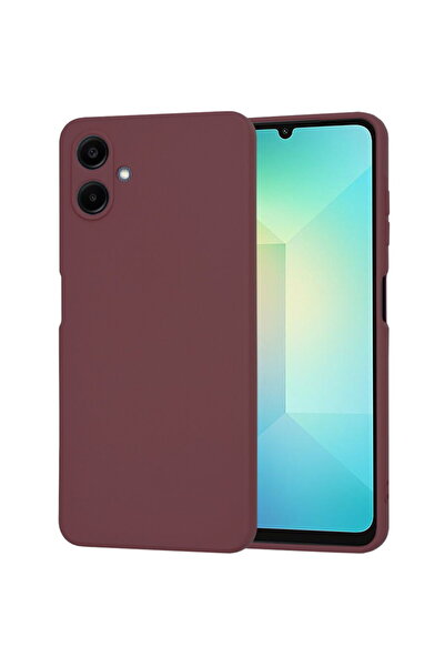 Techsuit Husă pentru Samsung Galaxy A06 - SoftFlex - Roșu Prună