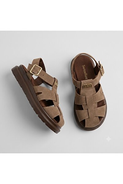 KİNDEP (Shanzeli) Soft Inside Closed Toe Casual Women's Slippers Vison