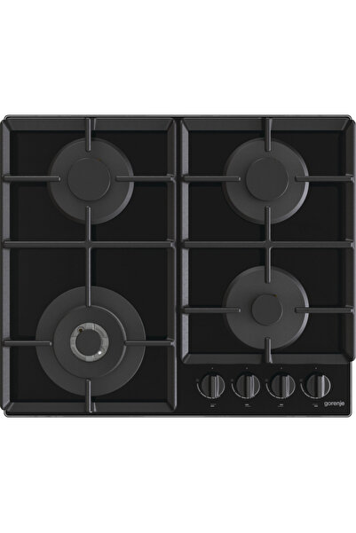 Gorenje Gas hob on glass GTW641EB 8150 W 4 zone Negru