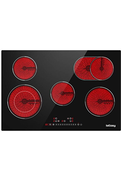 IsEasy inductie cu 5 zone de gatit LT5-04 Negru