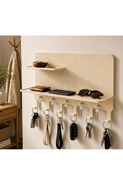farist Modern Keychain Organizer Rack |   Wall Mounted Key Hanger |   Entranc...