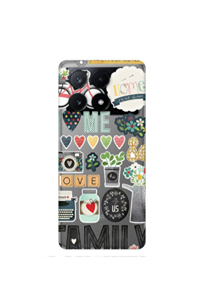 Other Xiaomi Poco X6Pro 5G Family love home Transparent Silicone TPU Θήκη