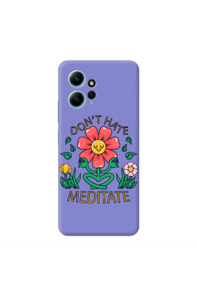 Other Xiaomi Redmi Note 12 4G Meditate Purple Colored Silicone TPU Θήκη