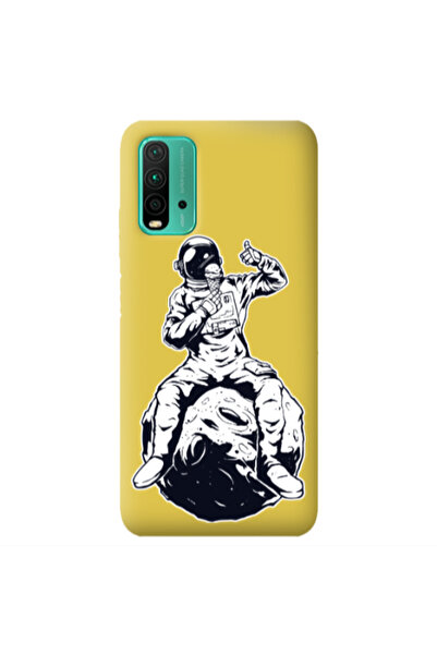 Other Xiaomi Poco M3 ice cream in space Yellow Colored Silicone TPU Θήκη