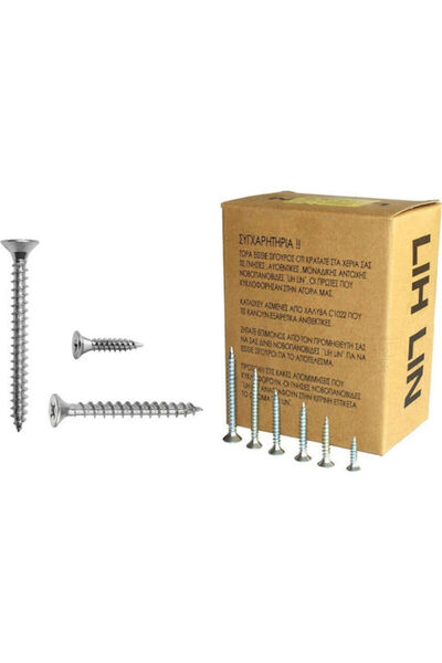 Other Lih Lin Βίδα MDF Phillips Γαλβανισμένη με διάμετρο M3 και μήκος 12mm 10...