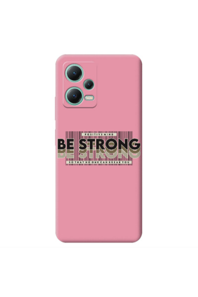 Other Xiaomi Redmi Note 12 Pro 5G Positivemind Pink Colored Silicone TPU Θήκη