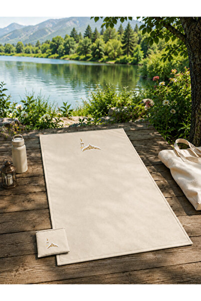 Defkay Waterproof Lightweight Fabric Portable Pocket Prayer Mat with Pocket Bag
