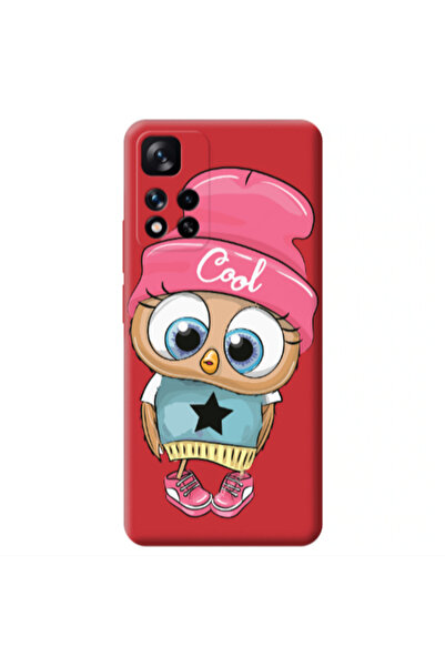Other Xiaomi Redmi Note 11 Pro 5G Cool Star Red Colored Silicone TPU Θήκη