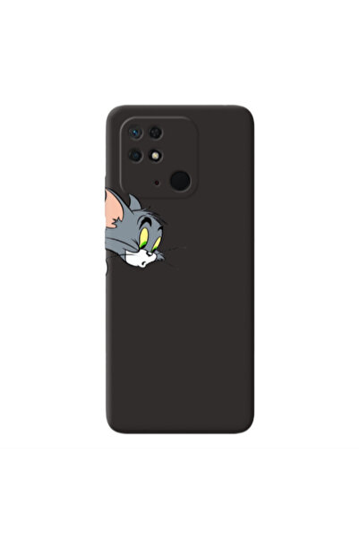 Other Xiaomi Redmi 10C Tom 1 Black Colored Silicone TPU Θήκη