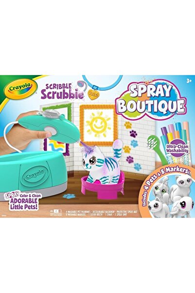 Crayola Scribble Scrubbie Pets: Spray & Style Boutique Ages 3+