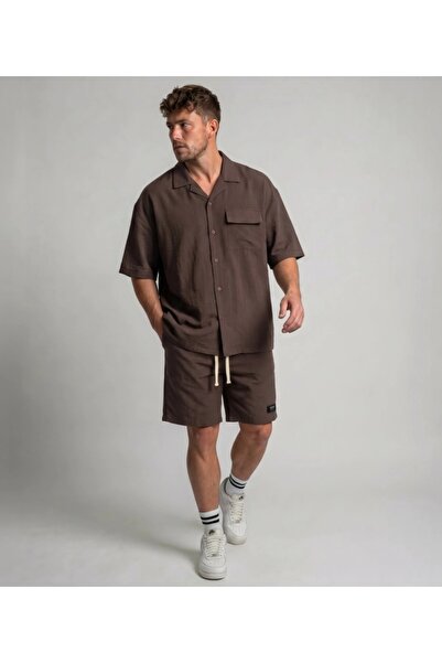 Danger Men's Premium Fabric Modal Shorts Set Brown 2018Dngr