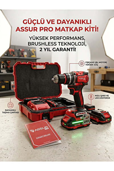 Doğan Tekno ASSUR PRO 120 21V KIRMIZI PROFESYONEL MATKAP
