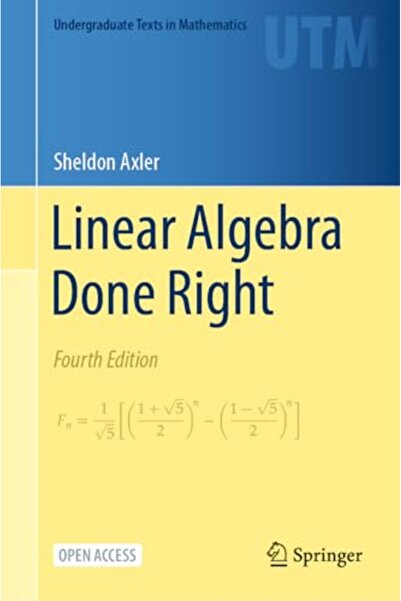 Springer International Publishing AG Linear Algebra Done Right