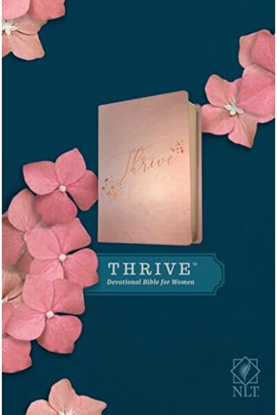 Tyndale House Publishers Nlt Thrive Devotional Bible For Women Rose Metallic