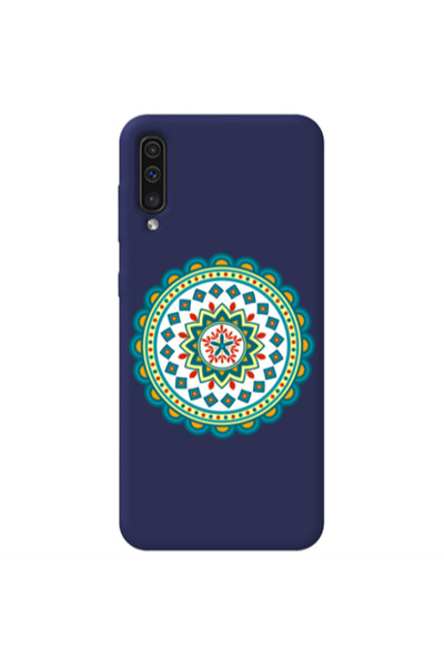 Other Samsung A70 Mandala D11 Dark blue Colored Silicone TPU Θήκη