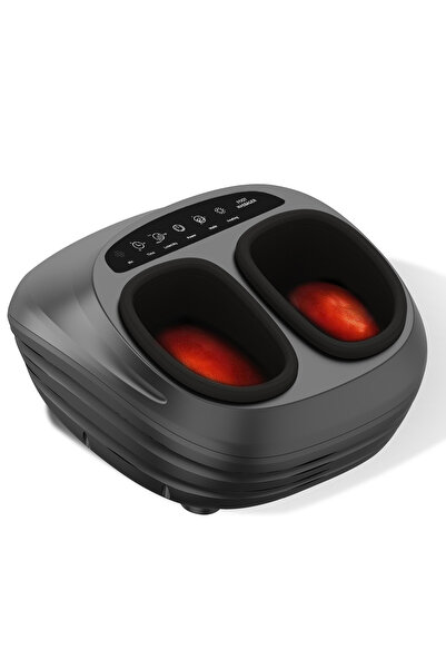 HI-FINE 360° Full Wrap Airbag Foot Massager With Heat Shiatsu Knead Scraping ...