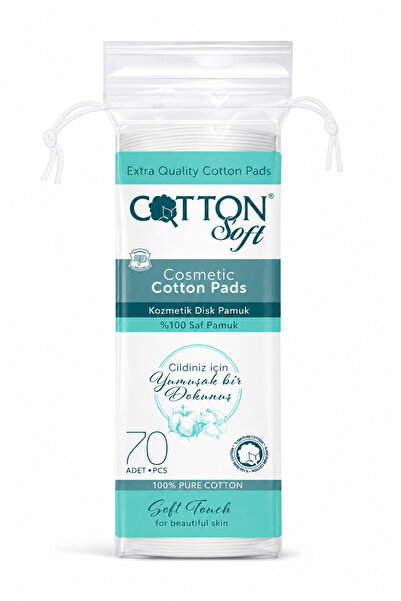 Cotton Soft 70'li Disk Makyaj Temizleme Pamuğu