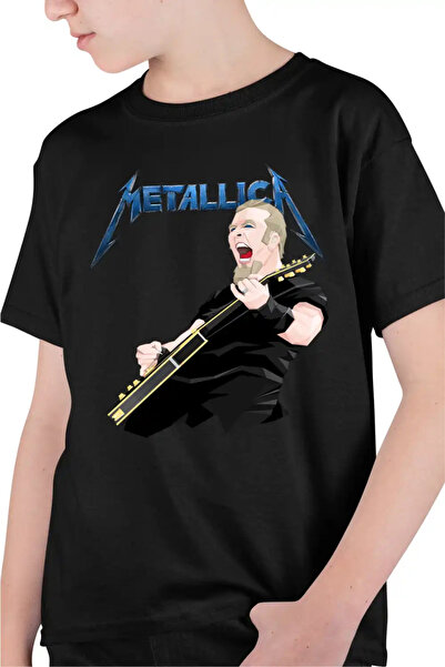 OEM Εμπορεύματα Metallica Τζέιμς Χέτφιλντ Παιδικό Μπλουζάκι για Αγόρια