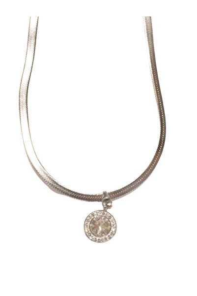 AngelsAccessories Ατσάλινο Κολιέ με Κρεμαστό