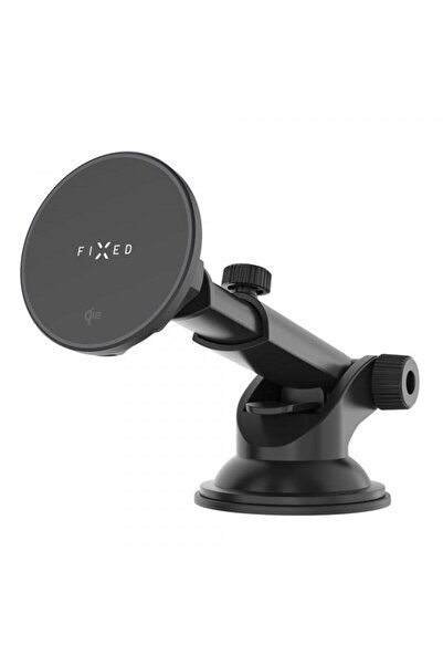 FIXED MagRound 2 XL Încărcător auto wireless și suport, 15W, Negru