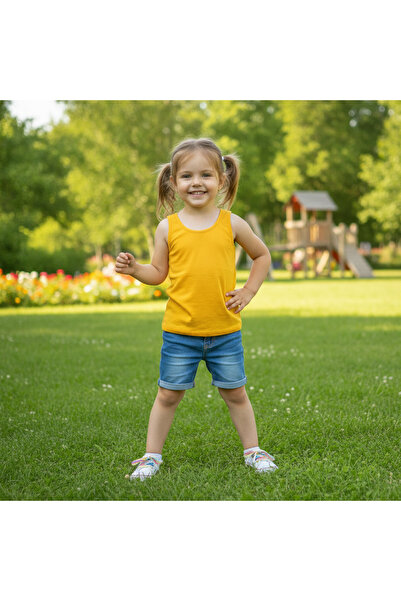 BONBON Children's Mustard Color Undershirt Cb1039