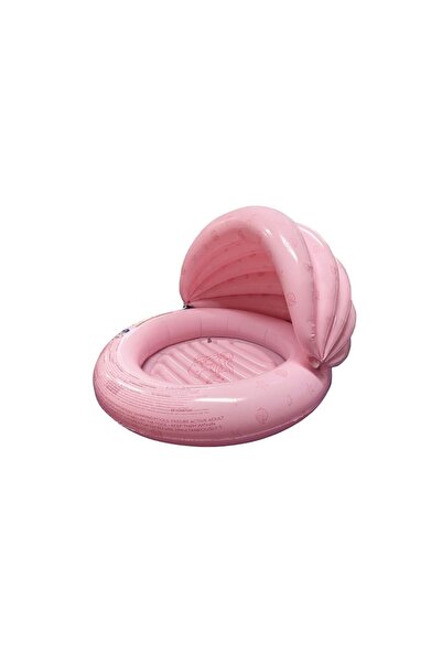 Swim Essentials Pink Shell Tastic Çocuk Gölgelikli Şişme Oyun ve Yüzme Havuzu...
