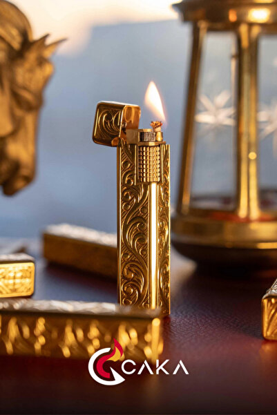 caka lighter Petra Gravür Serisi El Yapımı Benzinli Çakmak