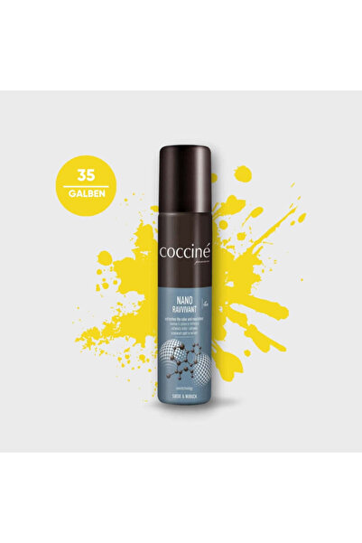 Coccine Suede and nubuck Leather renovator - Nano Ravvivant 75ML - 35 - Yellow