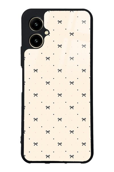 Spoyi Omix X5 Beige Coquette Pattern Design Glossy Phone Case